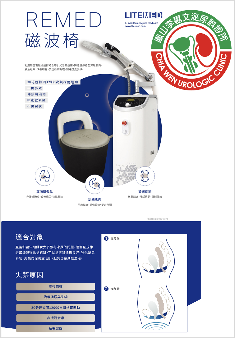 磁波椅治療尿失禁的第2張圖片